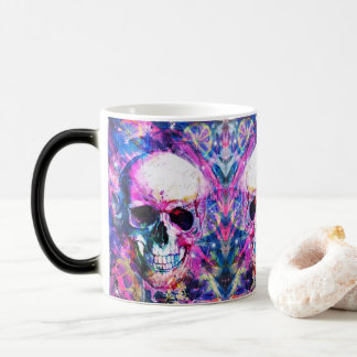 Magic Mug crâne psychédélique - 11 oz
