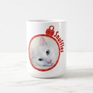 Magic Mug de café rouge Plaid personnalisé - Ajouter vot