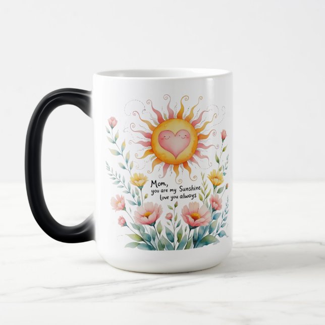 Magic Mug de Morphing magique de 15 oz | Cadeau Heat Rev (Gauche)