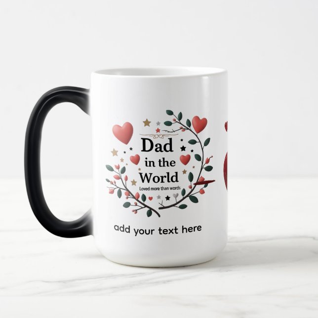 Magic Mug de Morphing Magique Personnalisée De 15 oz (Gauche)