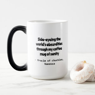 Magic Mug de personnalisation de l'Humour de café cyniqu