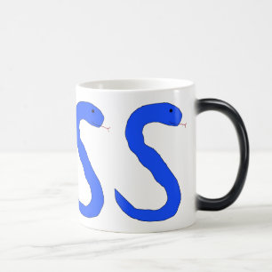 Magic Mug de serpent bleu SSSS