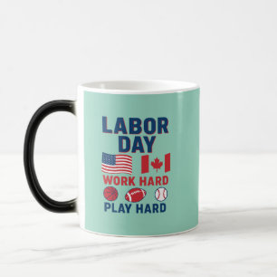 Magic Mug de sport de la fête du travail - États-Unis et