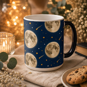 Magic Mug Deux Pour La Lune Cadeau Anniversaire Espace