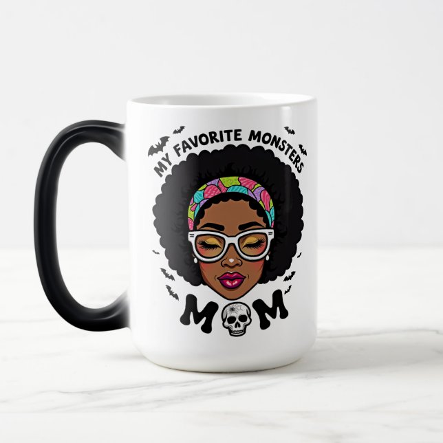 Magic Mug drôle pour maman - Monster Mom (Gauche)