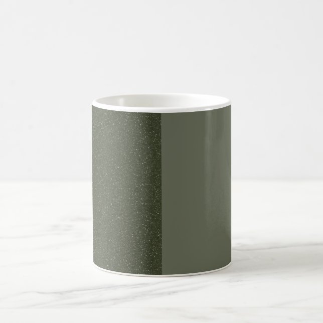 Magic Mug en céramique verte Split Moss - Personnalisabl (Centre)