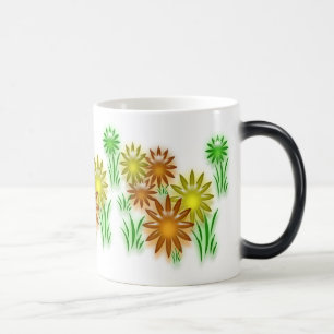 Magic Mug - fleurs de néon 3D (v.2)