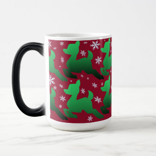 Magic Mug Flocon de Neige Vert Emballage Cadeau