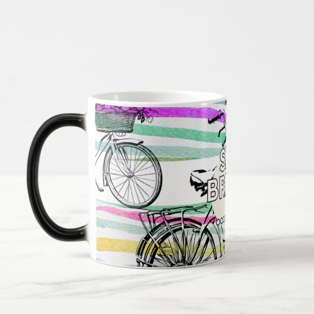 Magic mug joie de vélo avec citation inspirante (Gauche)