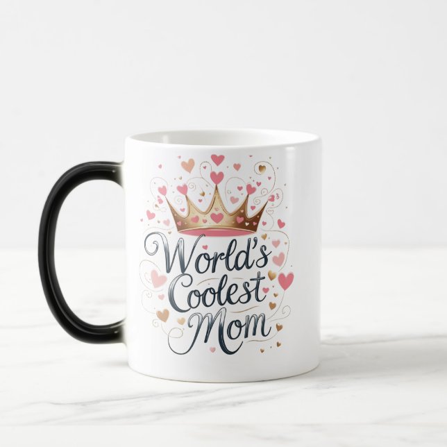 Magic Mug maman le plus froid du monde - Gold Crown & He (Gauche)
