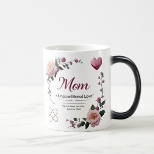 Magic Mug Morphing magique - Floral Maman Amour Révéler