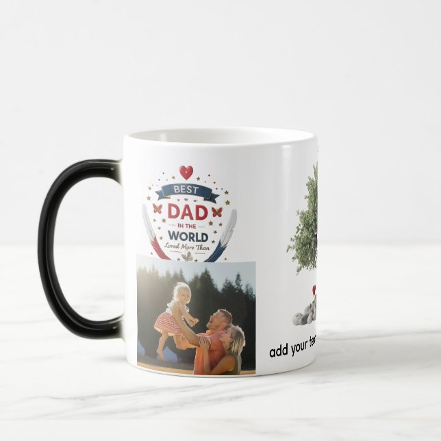 Magic Mug Morphing personnalisé de 11 oz (Gauche)