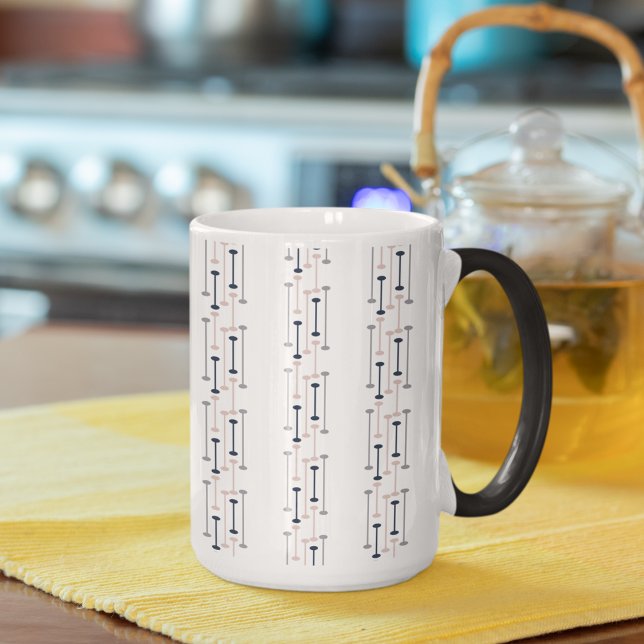Magic Mug Motif de mode géométrique de luxe Abstrait (Abstract Luxury Geometric Fashion Pattern Mug)
