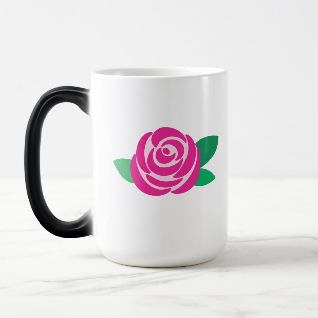 Magic Mug Motif rose (Gauche)