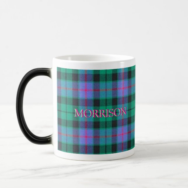 Magic Mug - Tartan Plaid "Green Ancient" MORRISON (Gauche)