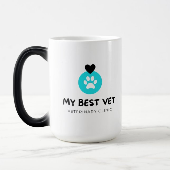 Magic My Best Vet Appreciation Coffee Mug (Gauche)