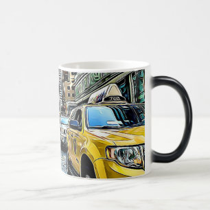 Magic New York City Manhattan Taxi taxi café Mug
