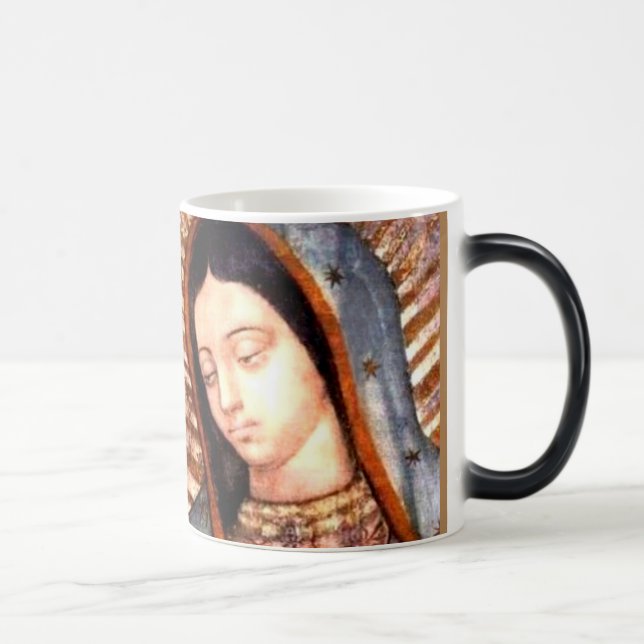 Magic Notre-Dame de Guadalupe Morphing Mug - Virgen Mari (Droite)