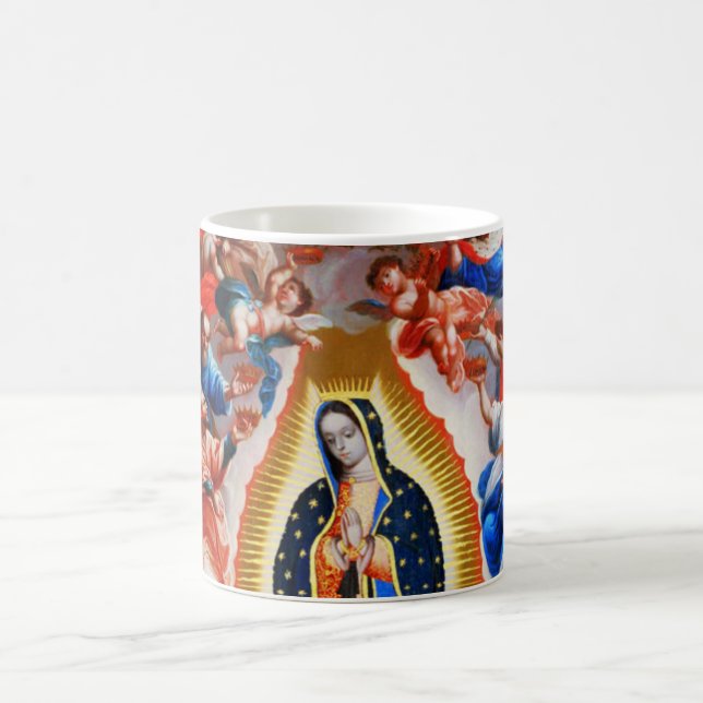 Magic Notre-Dame de Guadalupe Mug de Morphing Magique (Centre)