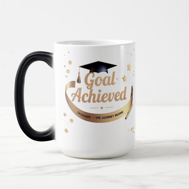 Magic Objectif atteint Morphing Mug - 15oz (Gauche)