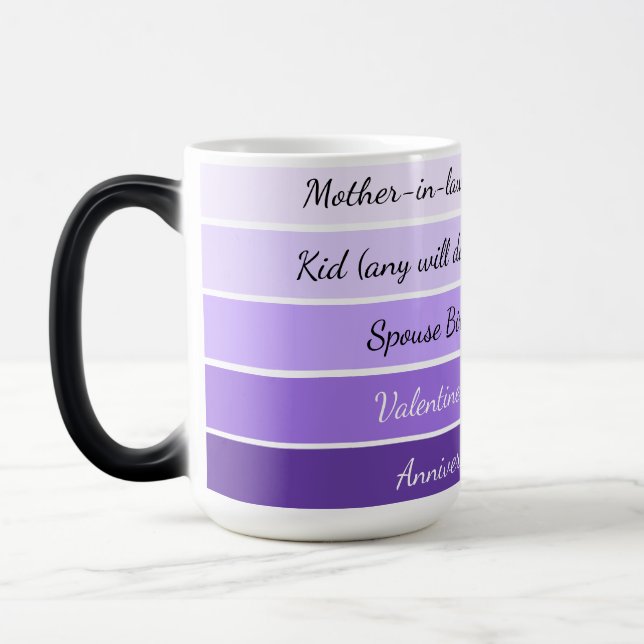 Magic Obligatory Celebrations Gradient Coffee Mug (Gauche)