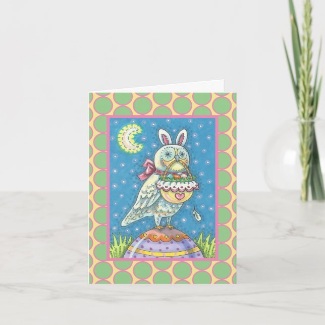 MAGIC OWL & EASTER BASKET ACCUEILLIE CARTE DE REMA (Devant)