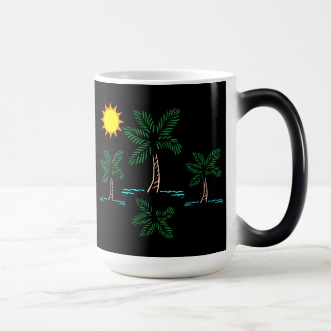 Magic Palmiers Avec Mug De Café Soleil (Droite)