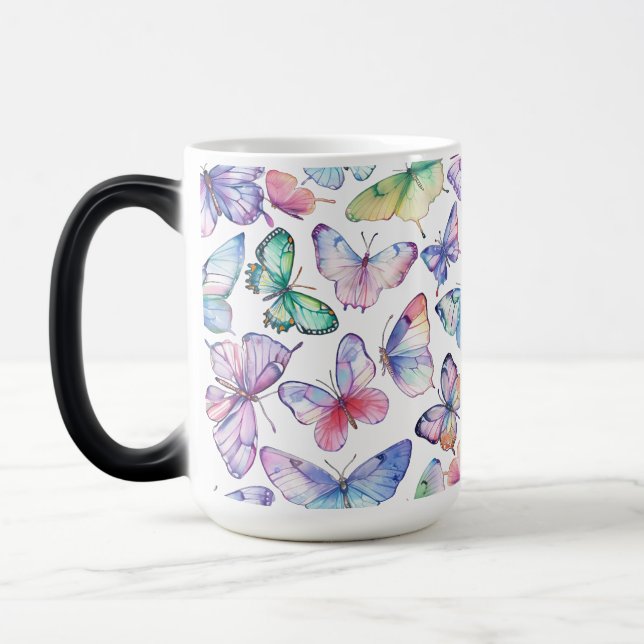 Magic Papillons Magie Couleur Changement de Mug (Gauche)
