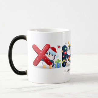 Magic Pingouins de fête Mug de Noël