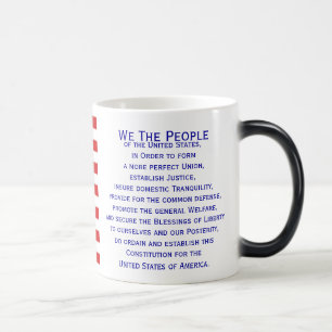 Magic Préambule de la Constitution Drapeau Mug