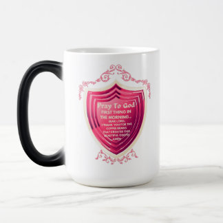 Magic Priez Dieu Bonbons Pomme Rose Design Morph Mug