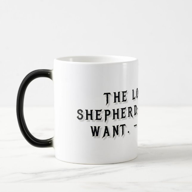 Magic Psalm 23:1 Gift Mug (Gauche)