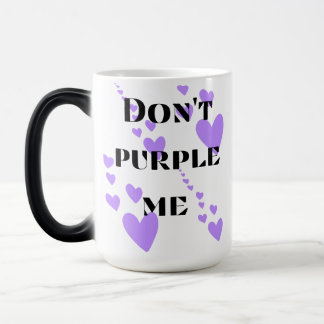 Magic Purple Heart love mug