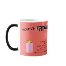 Recette de pain grillé français Monogramme Mug Ext