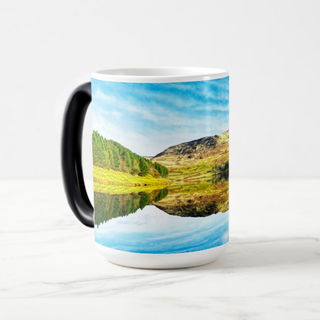Magic Réservoir Dovestone en hiver Mug (Devant gauche)