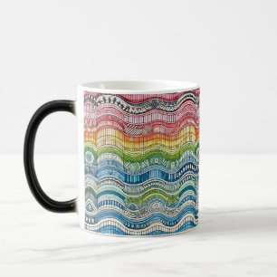 Magic Réveillez-vous avec style : La Mug de café rayée