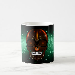 Magic Rock & Roll Skeleton Mug