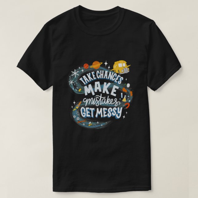 Magic Schoolbus Frizzle Citation classique T-shirt (Design devant)