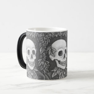 MAGIC SKELETON AUTOMNE GENTLEMAN, HALLOWEEN MORPHING MUG