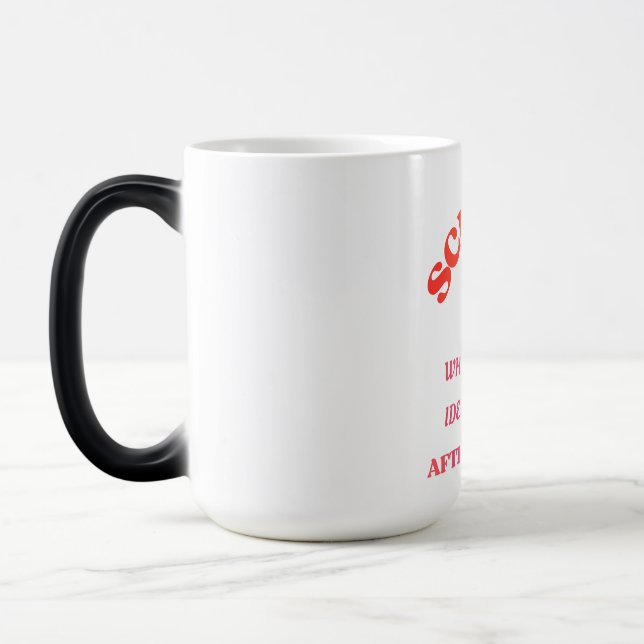 Magic Smart Ideas Begin After Coffee –Teacher Coffee Mug (Gauche)