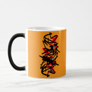 MAGIC SUPER MUG DE CAFÉ 3D ABSTRAIT !