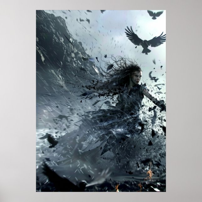 Magic the Gathering Lagrella Poster - Vintage Fant (Devant)