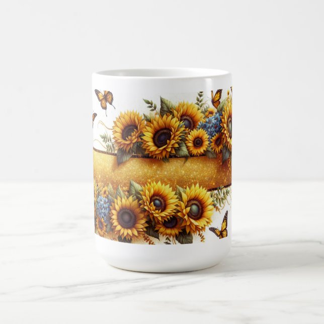 Magic Tournesol et Papillon Manchon pour Mug (Centre)