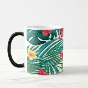 Magic Tropical Flamingo Mug & Pillow - Summer Monstera H