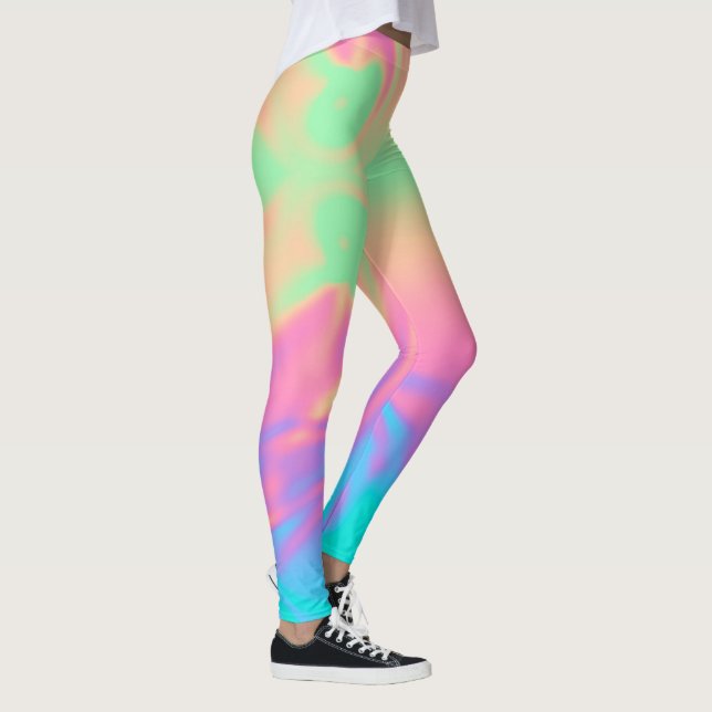 Magic Unicorn Pink Blue Leggings (Droite)