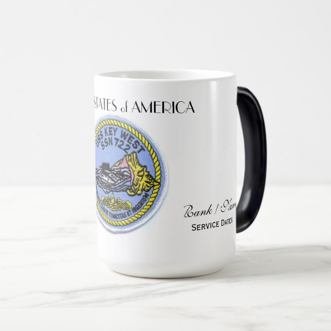 Magic USS Key West SSN-722   Mug (Devant droit)