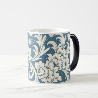 Magic Vintage Floral Ceramic Mug | Blue & White Botanica