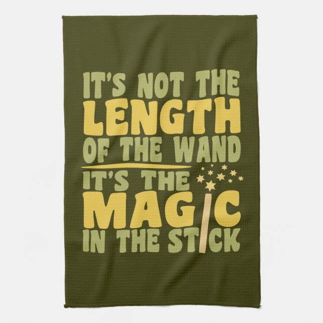 MAGIC WAND serviette de cuisine personnalisée (Vertical)