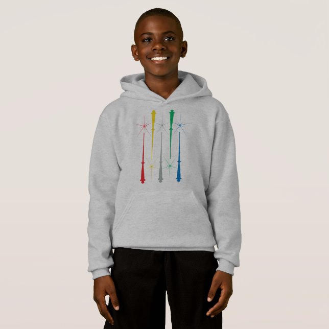 Magic Wands Kids Unisex Pullover Sweat - shirt à c (Devant entier)