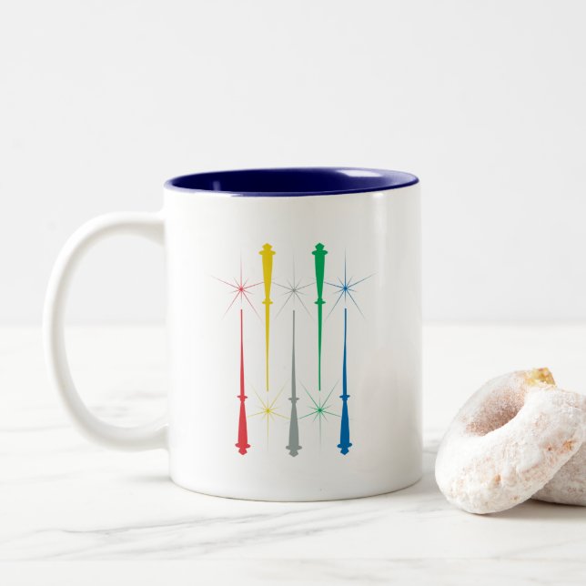 Magic Wands Mug 11oz. Bleu (Avec donut)